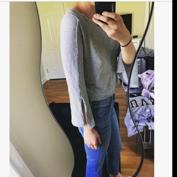 Zara Split Sleeve Top - Picture 3 of 5